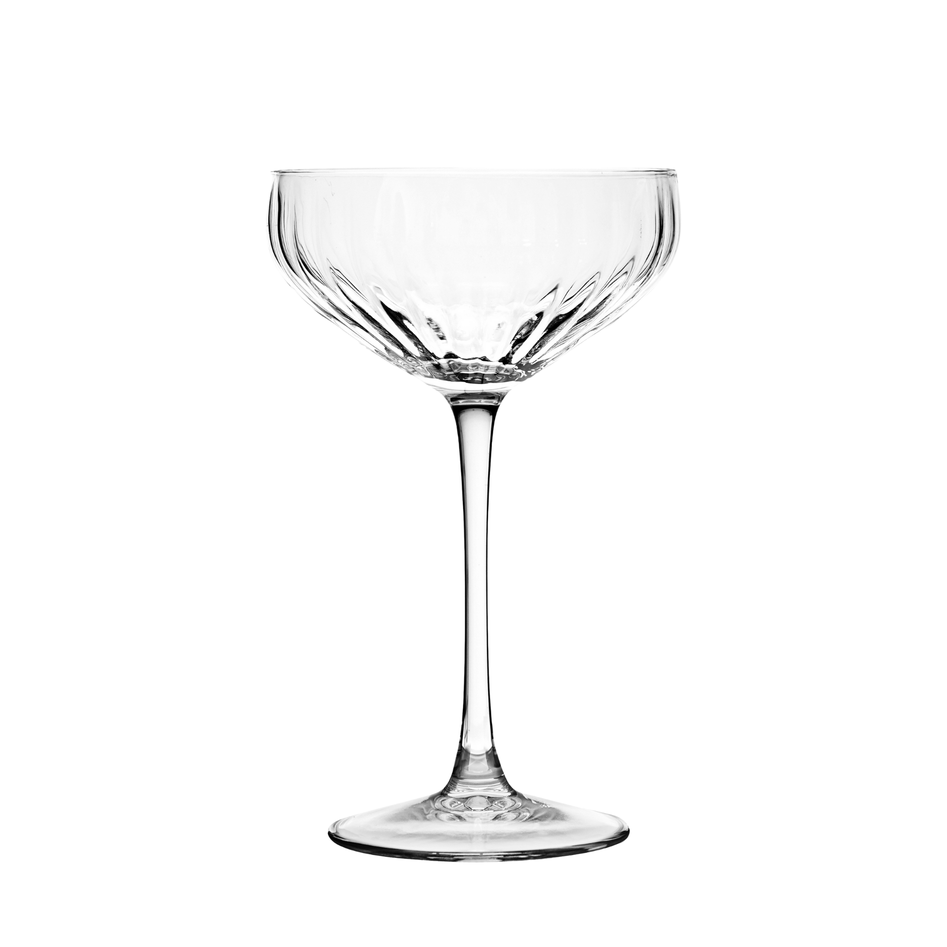 Rille Champagnerschale 2 Stk.